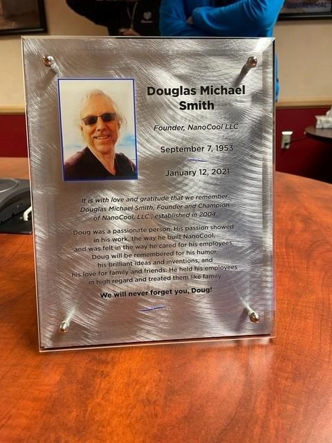 Doug Smith plaque